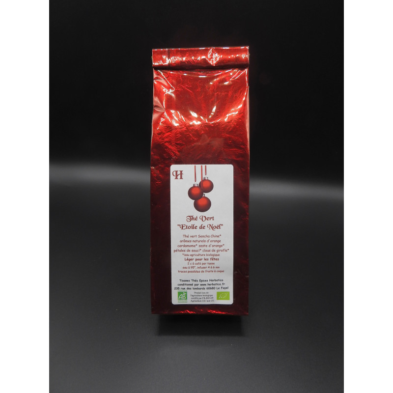 Thé vert Etoile de Noël 100g bte métal