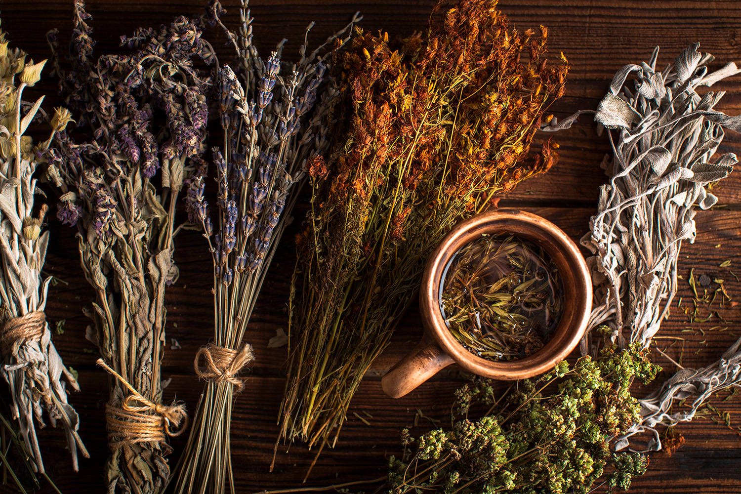 Herbes séchées